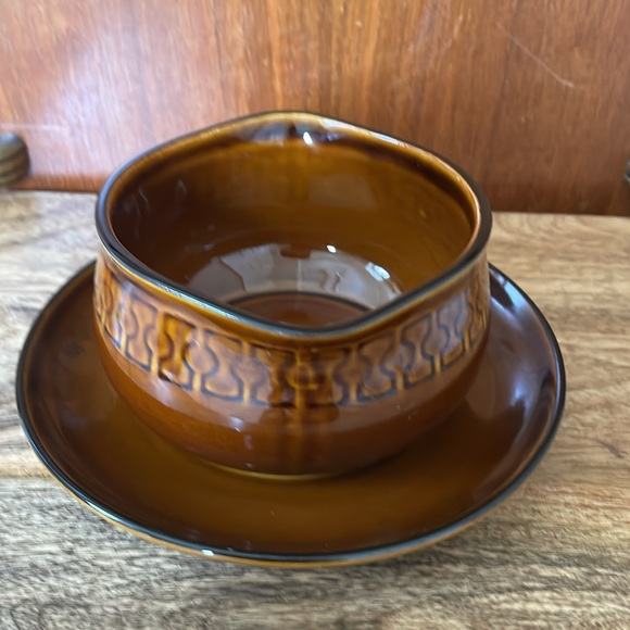 🤎VTG Cambrian Stoneware Sauce Dish, Made in Japan - Picture 3 of 6